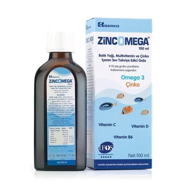 Zincomega Omega-3 Fischöl-Sirup