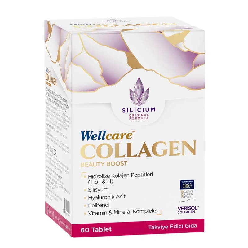 Wellcare Kollagen Beauty Boost Nahrungsergänzung - 60 Tabletten