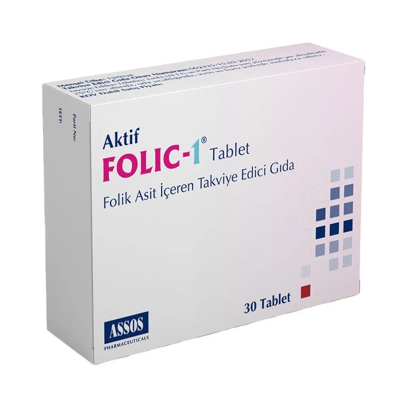 Folic-1 30 Tabletten | Essentielles Folsäurepräparat für die Gesundheit