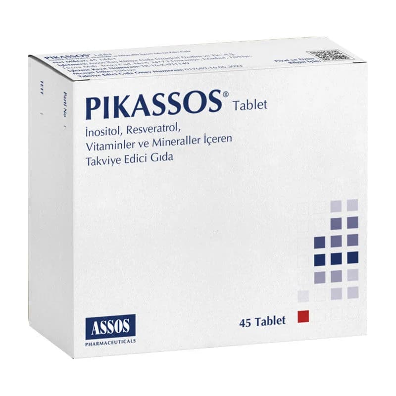 Pikassos Inositol &amp; Resveratrol 45 Tabletten