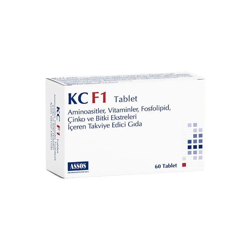 KC F1 Energie-Boost Tabletten - 60 Stück