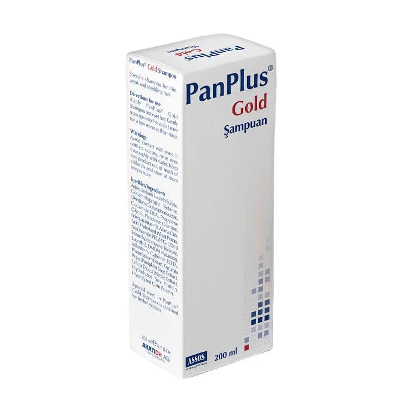 Panplus Gold Shampoo 200ml - Nährendes & Revitalisierendes Reinigungsmittel