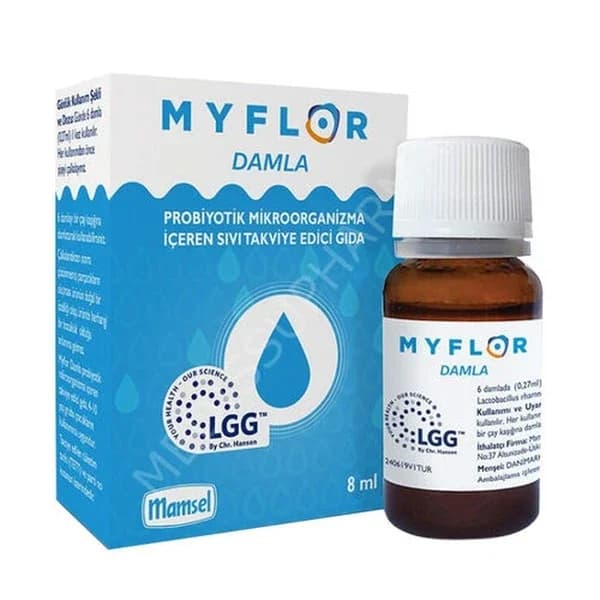 Myflor Probiotika Tropfen 8ml - Nahrungsergänzungsmittel für die Darmgesundheit