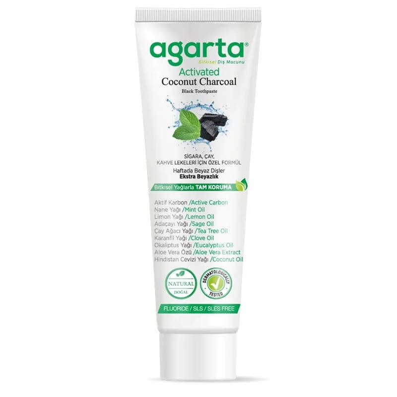 Agarta natürliche Aktivkohle Zahnpasta 100ml