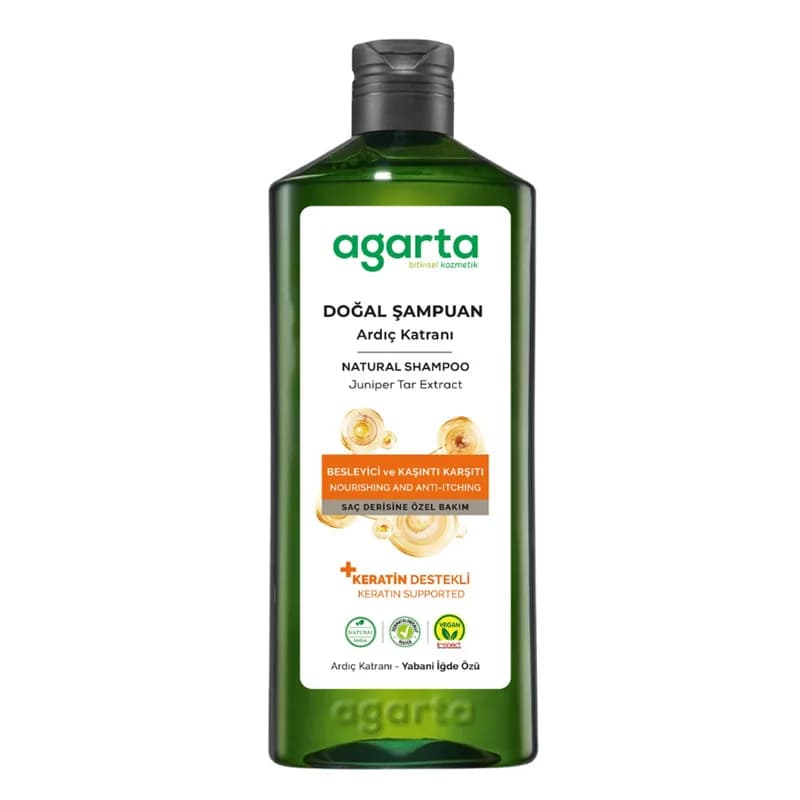 Agarta Wacholderteer- und Keratin-Shampoo 400ml