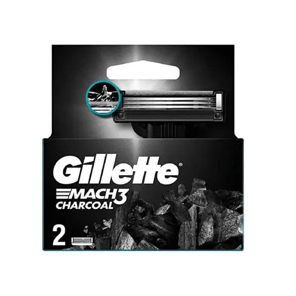 Gillette Mach3 Aktivkohle Rasierklingen