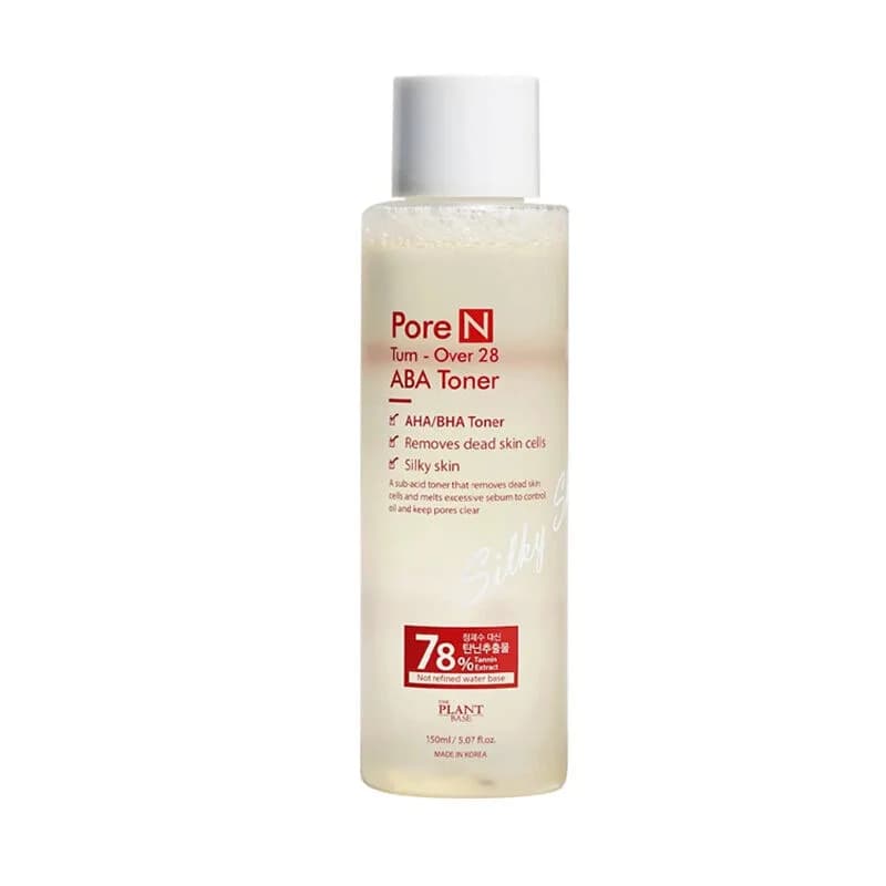 The Plant Base Pore N Turn-Over 28 ABA Toner 150ml