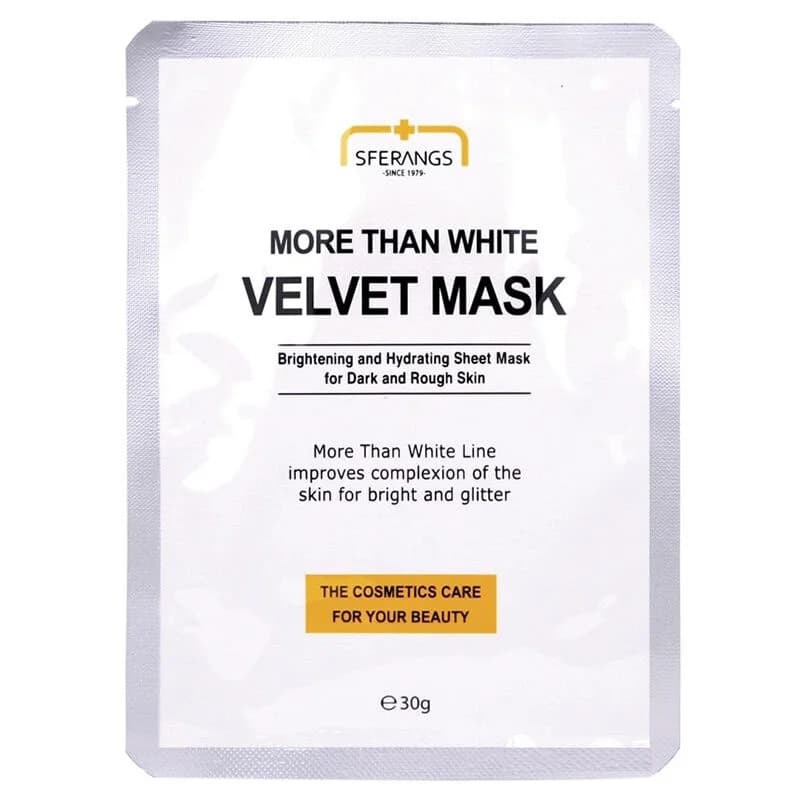 Sferangs Weiße Samtmaske 30g - Hydratisierende & Aufhellende Formel