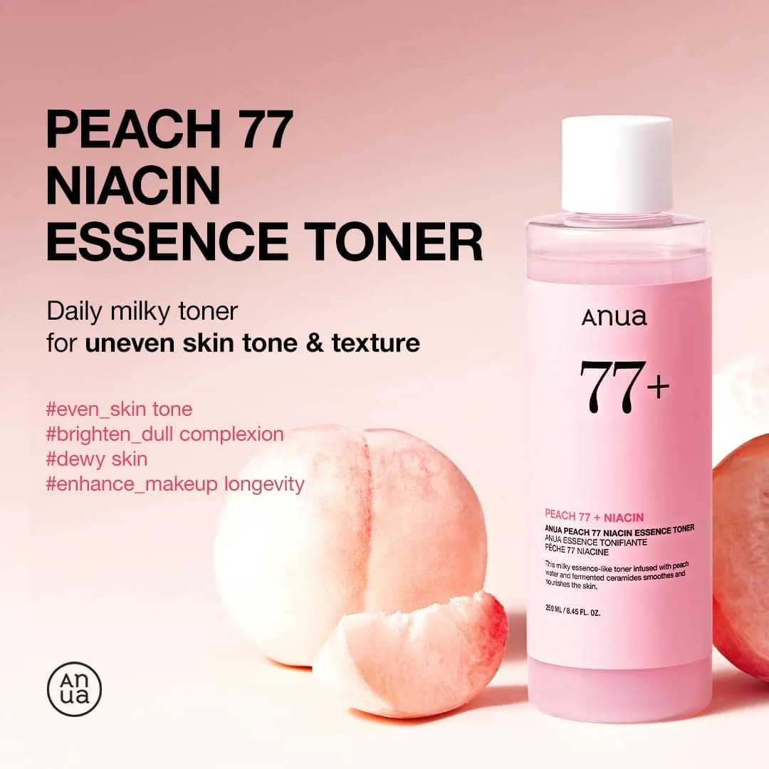 Pfirsich Niacin Essenz Toner +77 250ml von Anwa