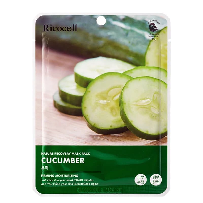 Ricocell Gurke Natur Erholungsmaske Packung - 23g