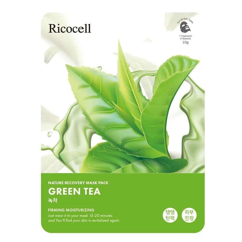 Ricocell Grüner Tee Natur Erholungsmaske Packung 23g