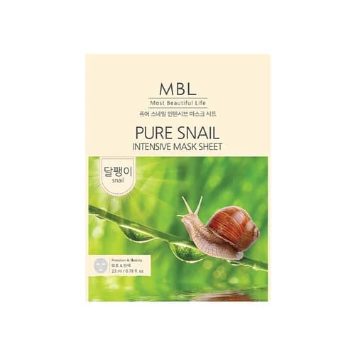 MBL Pure Snail Revitalisierende Tuchmaske - 23ml