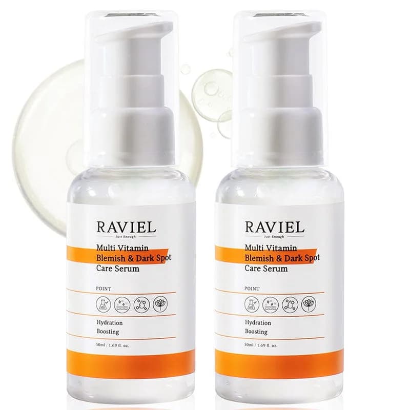 Raviel Blemish Dunkelstellen Pflege Serum - Multi Vitamin 2x50ml