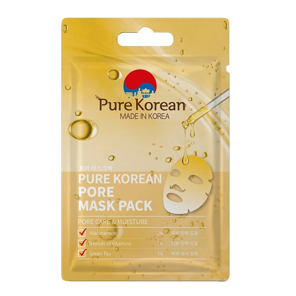 Reine Koreanische Porenmaske - Hydratisierende Hautpflege zur Porenverkleinerung