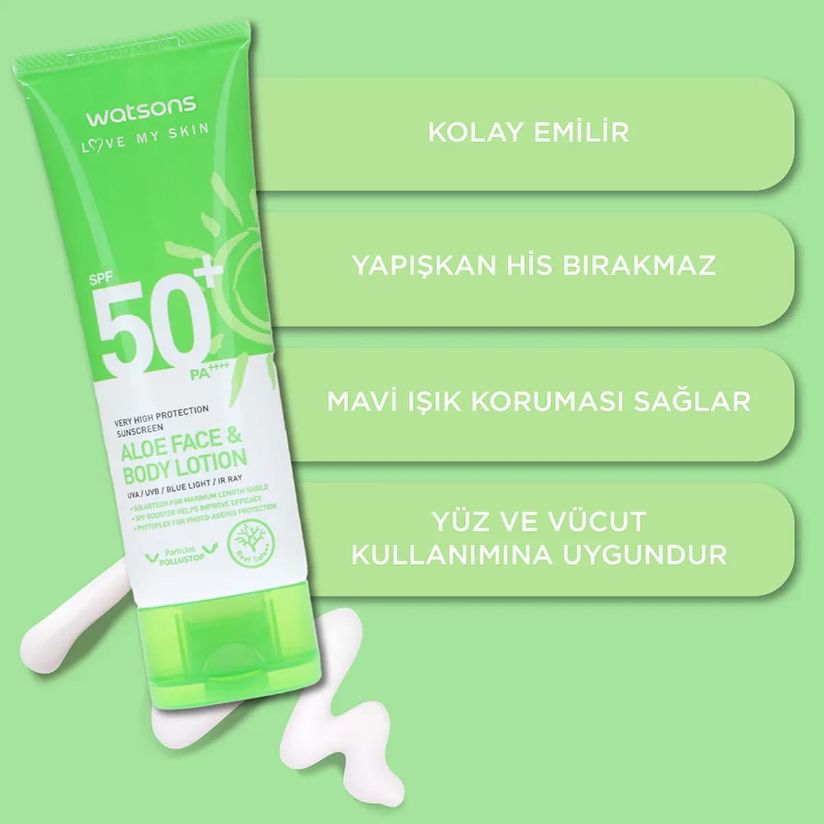 Watsons Sehr Hoher Sonnenschutz Körperlotion SPF 50+ 100 ml