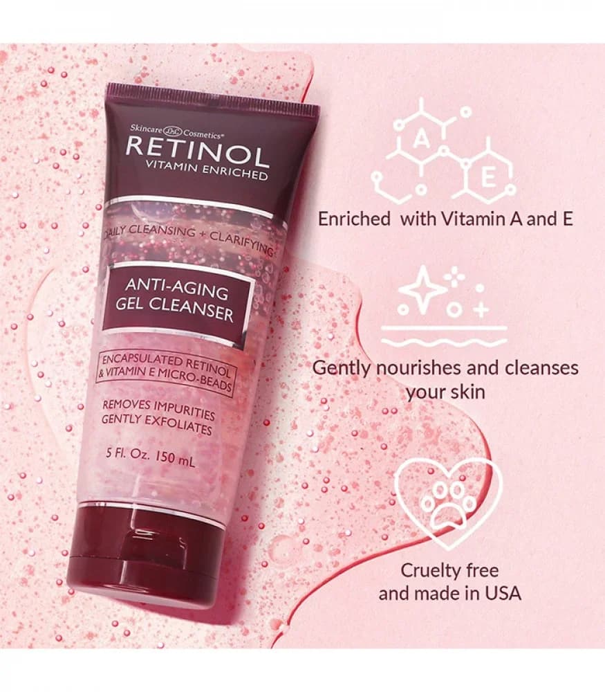 Retinol Anti-Falten Gelreiniger 150 ml von Skincare Cosmetics