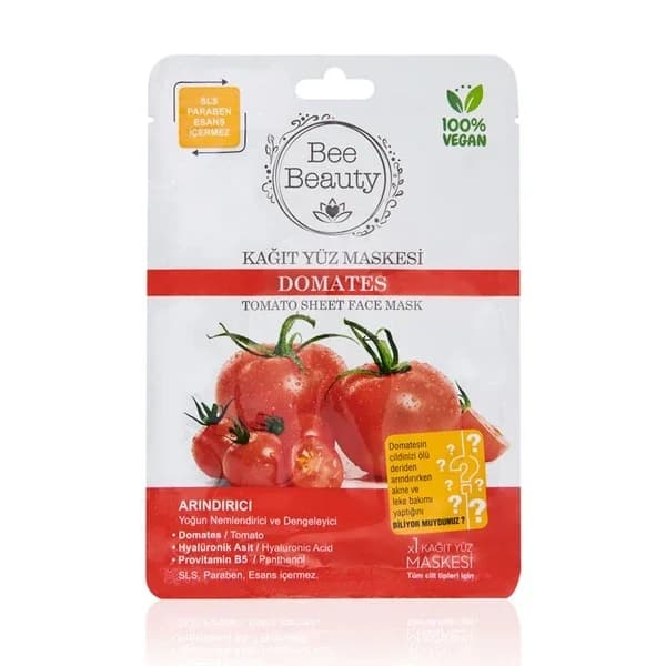 Bee Beauty Superfood Tomatenpapiermaske