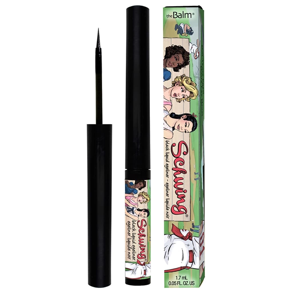 theBalm Schwing Black Eyeliner - Intense Pigmentation & Long-Lasting