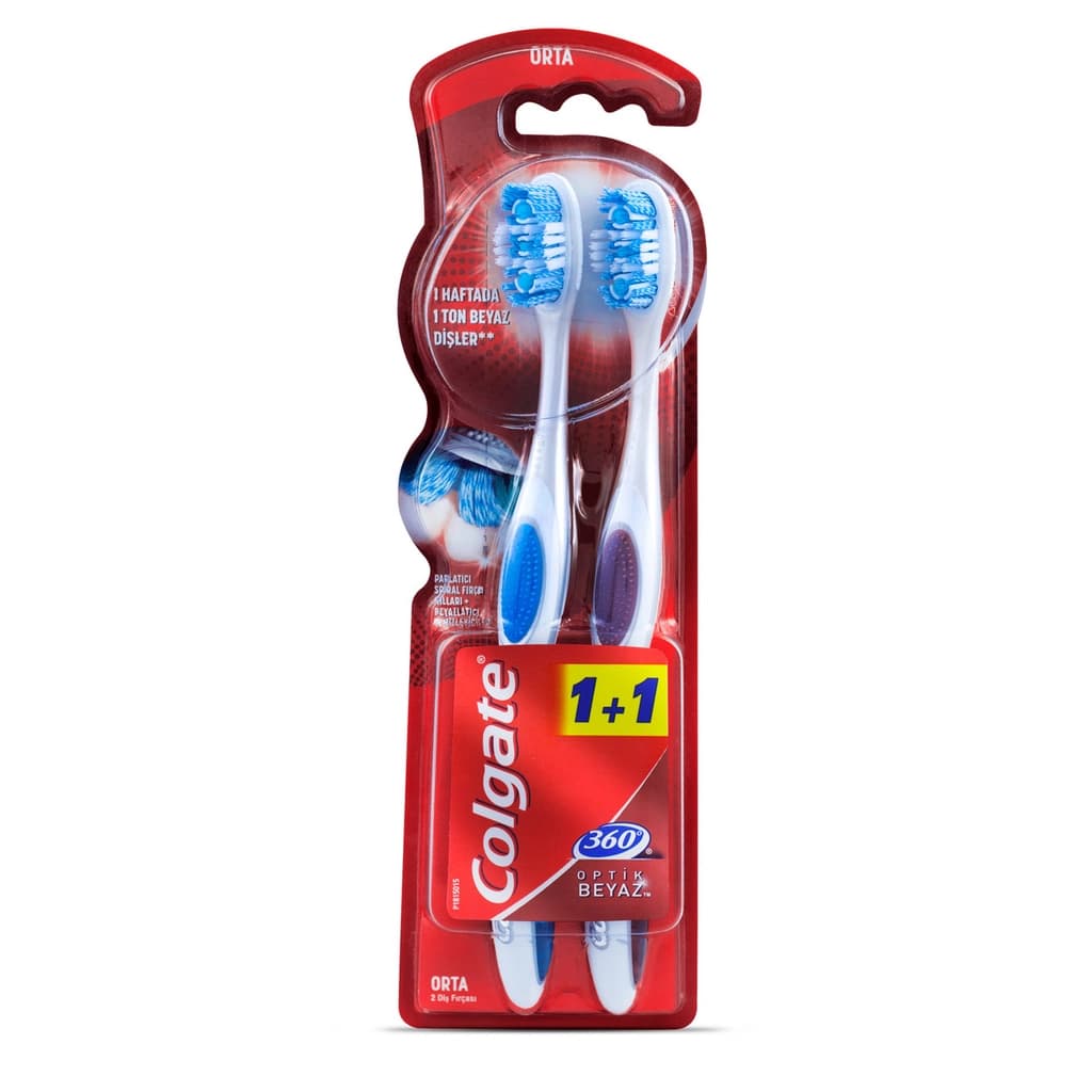 Colgate 360 optical White Toothbrush Medium
