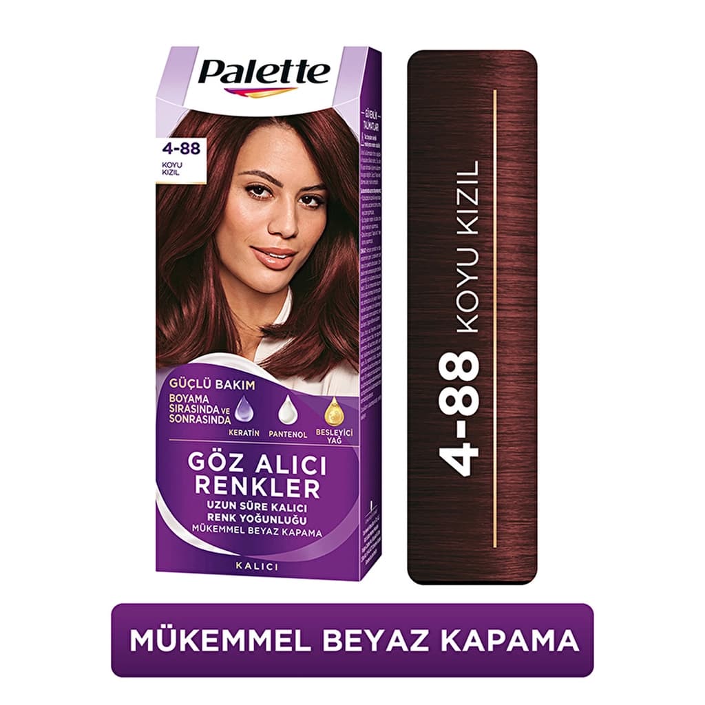 Palette Eye-catching Colors Hair Dye 4-88 dark Red