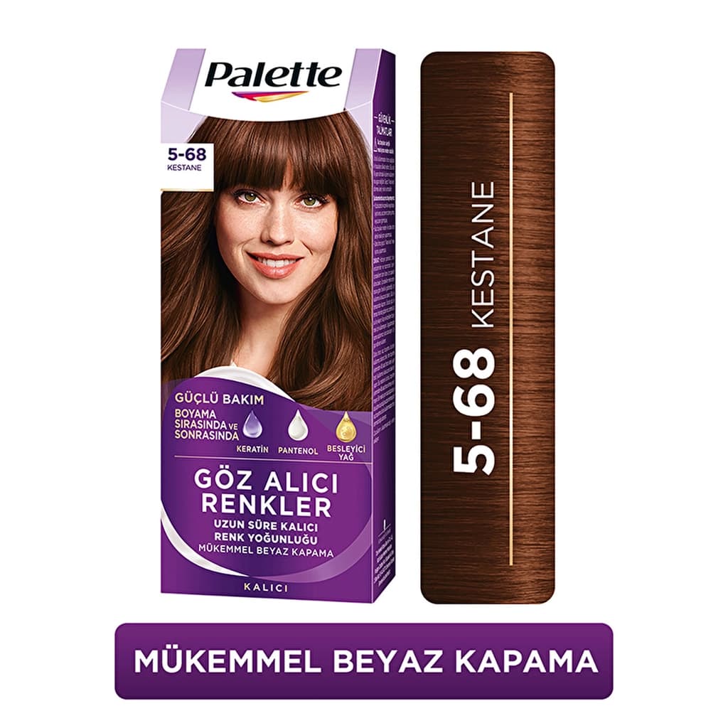 Palette Eye-catching Colors Hair Dye 5-68 chestnut