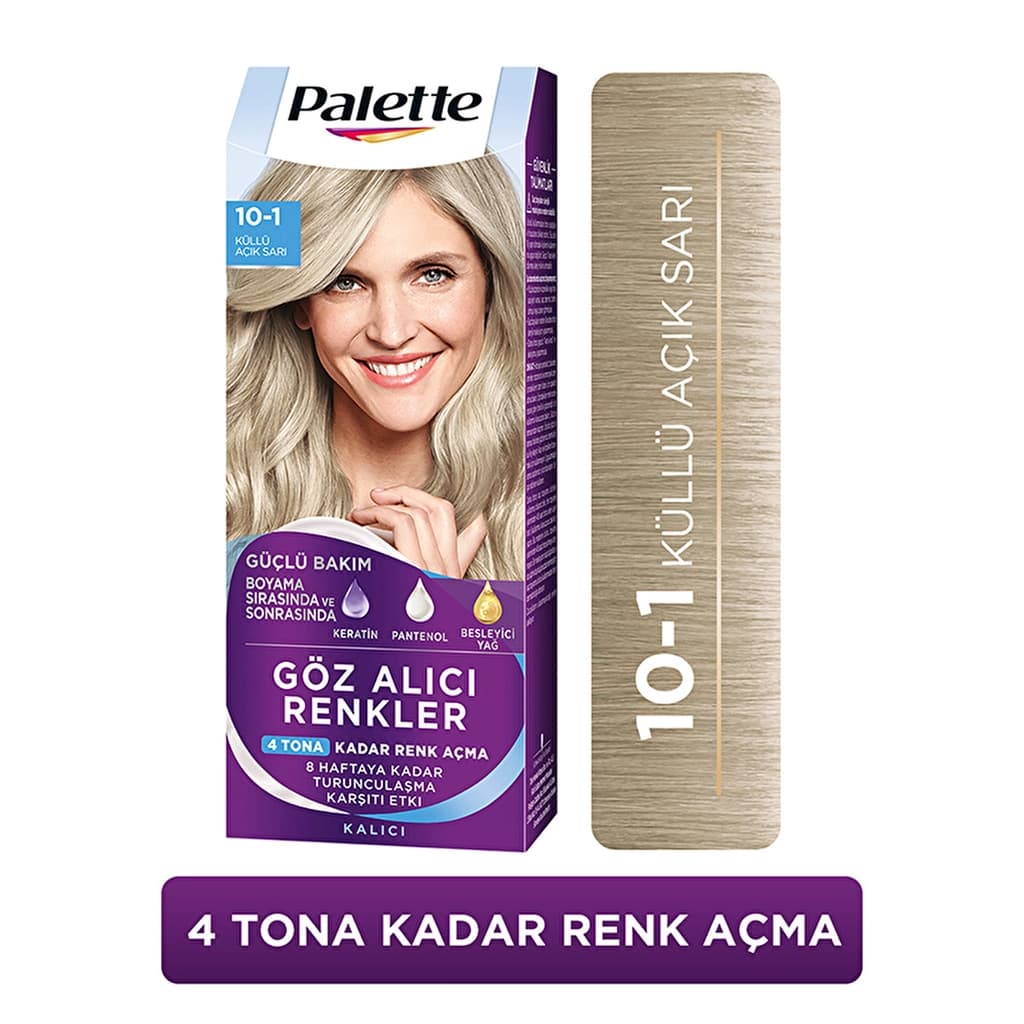 Palette Eye-catching Colors Hair Dye 10-1 ash Light Blonde