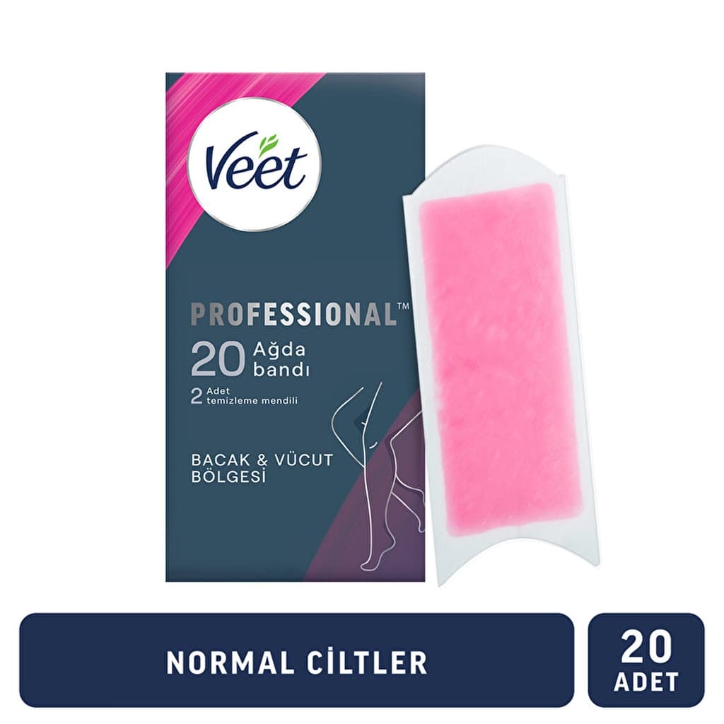 Veet Professional Wax Strips Normal Skin 20 pcs