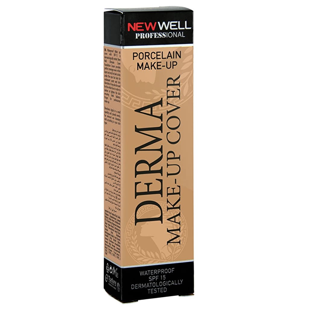New Well Derma Cover Foundation 01 gold