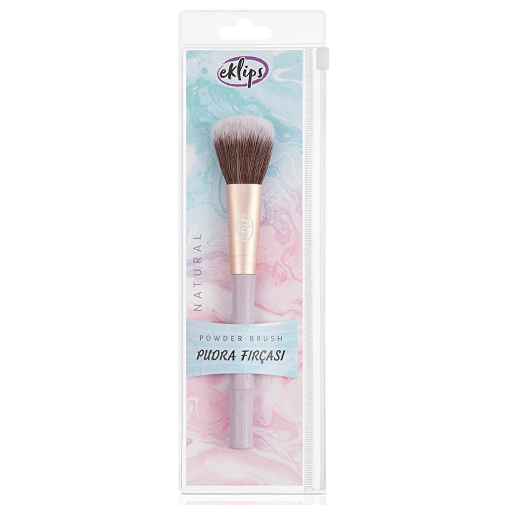 Eklips Natural Powder Brush - Soft, Versatile Makeup Tool