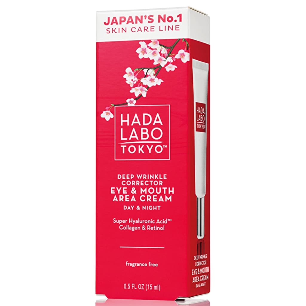 Hada Labo Tokyo Eye And Mouth Contour Anti-wrinkle Cream 15 ml