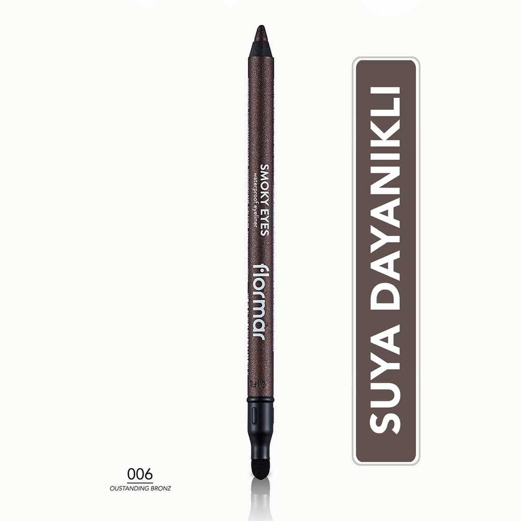 Flormar Smoky Eyes Waterproof Matte Eyeliner 006 outstanding Bronze