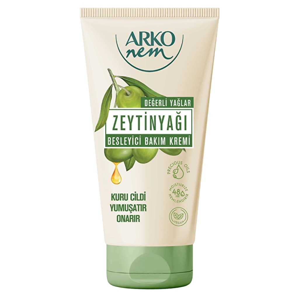 Arko Nem Olive Oil Hand & Body Cream 60ml - Moisturizing Care
