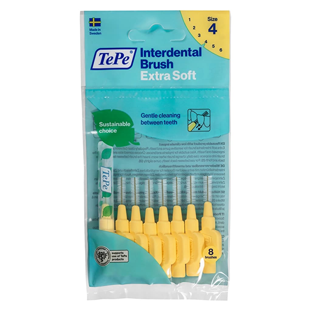Tepe Interface Brush X-Soft 0.7 mm Yellow 8 pcs