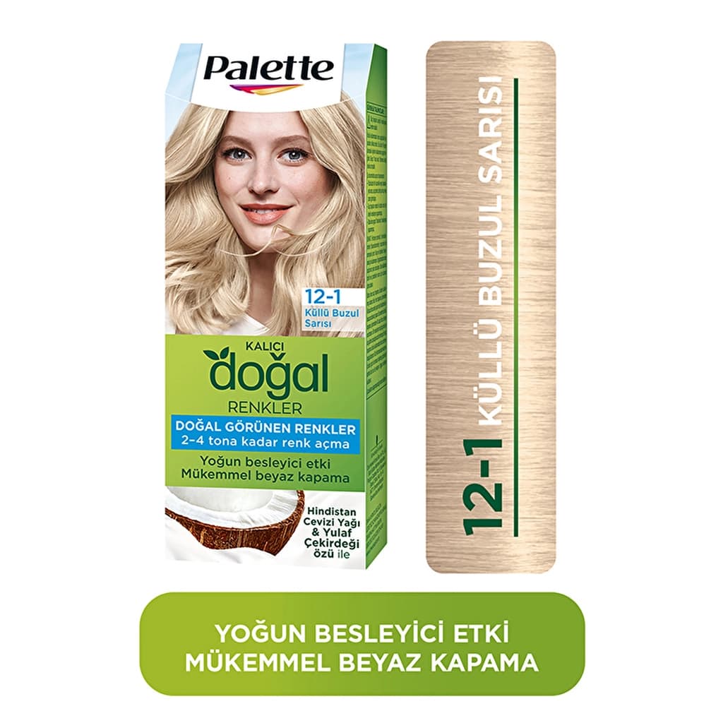 Palette Permanent Natural Colors Hair Dye 12-1 ash Glacier Blonde