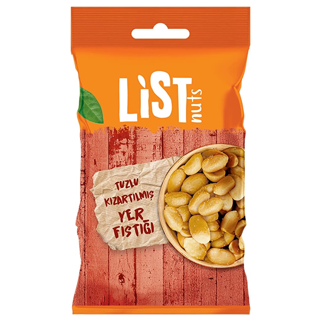 List Nuts Roasted Peanuts 40 gr