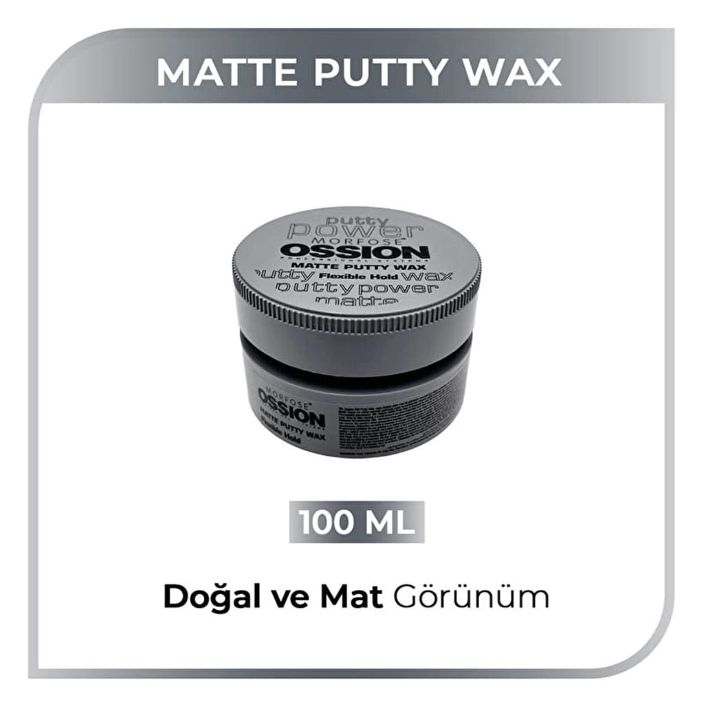 Morfose Ossion Matte Putty Wax 100 ml