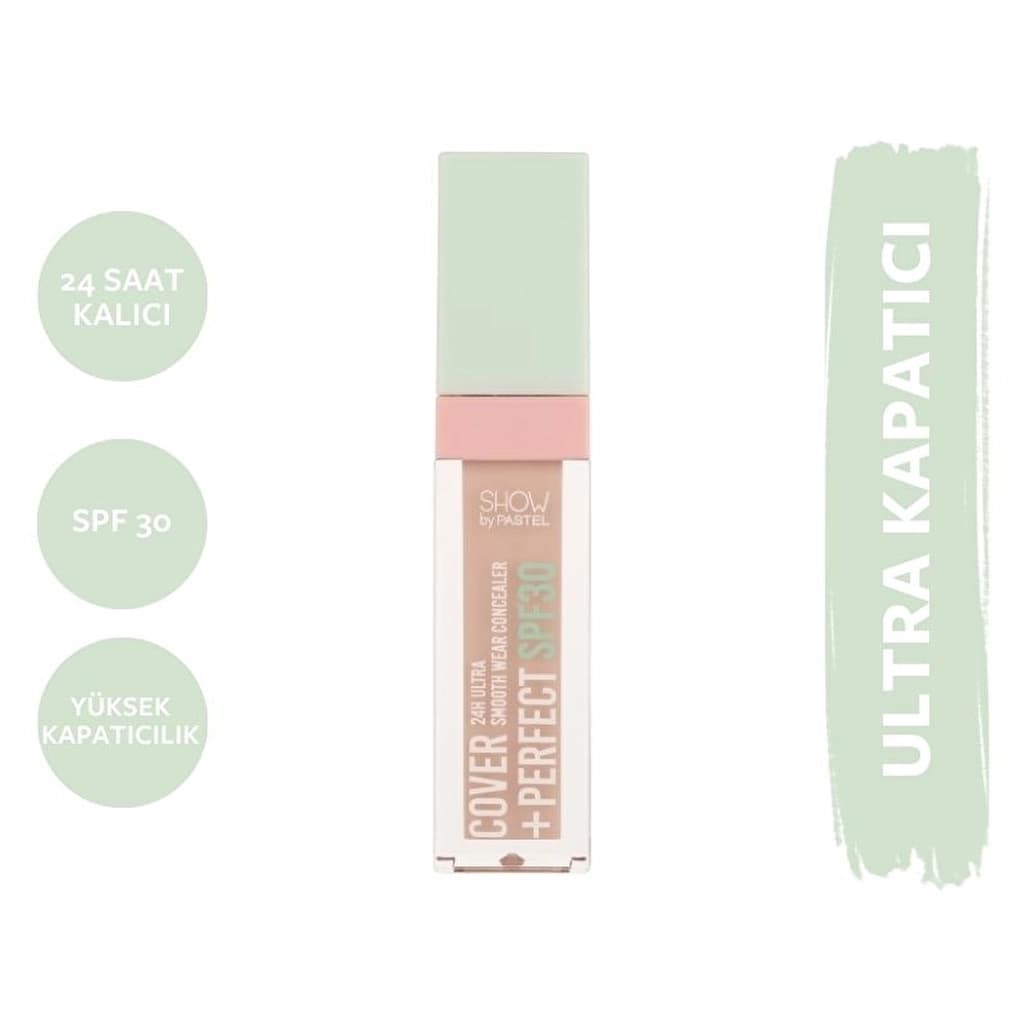Show By Pastel Cover+perfect Concealer Spf30 ultra Concealer 304 nude Pink