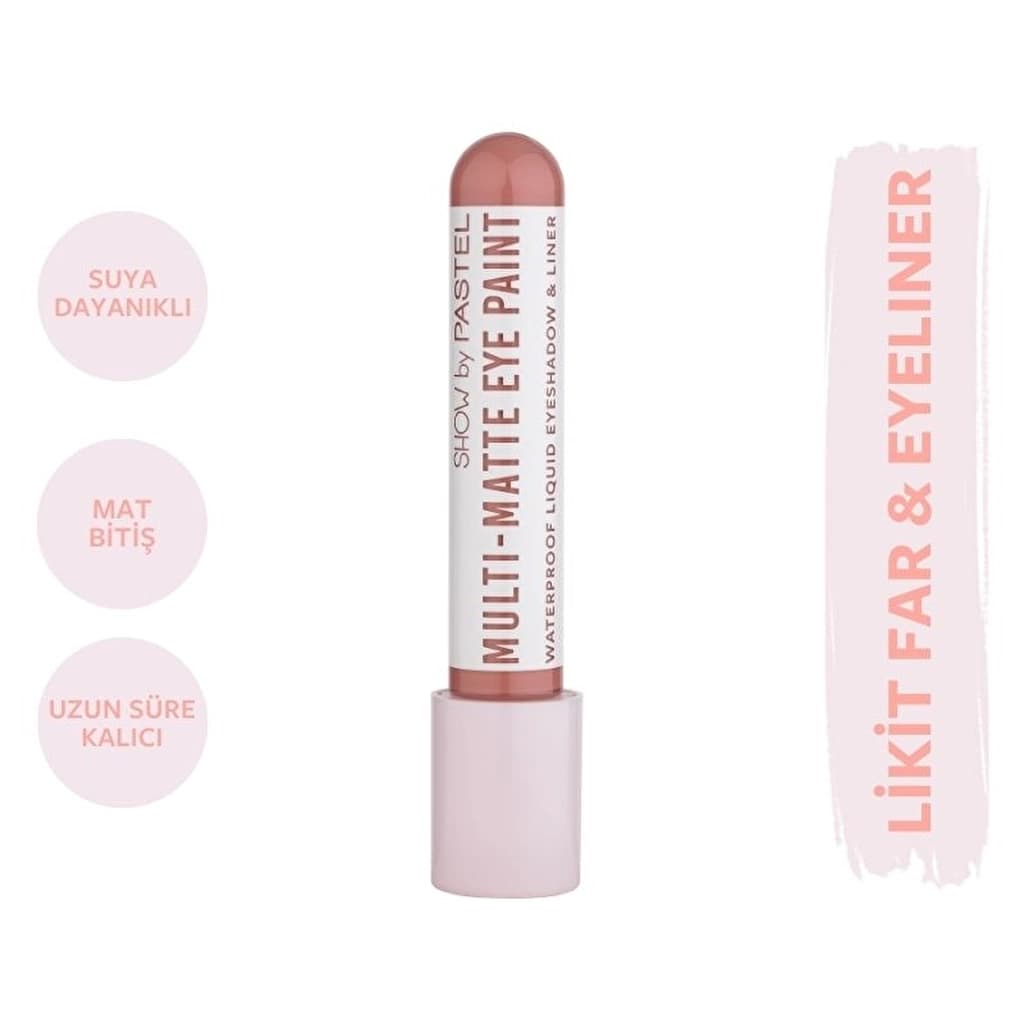 Show By Pastel Multi-matte Eye Paint Waterproof Eyeshadow & Liquid Eyeshadow And Matte Eyeliner 83 stylish