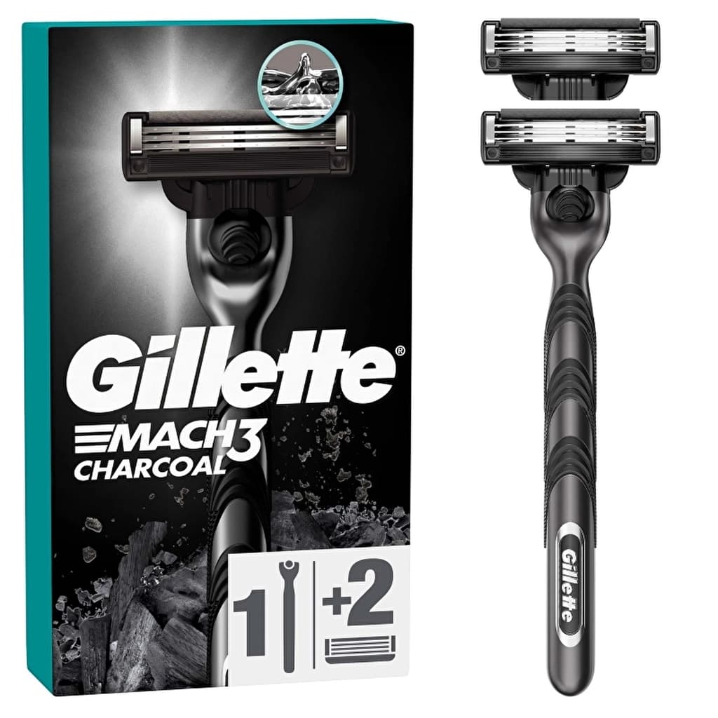 Gillette Mach3 charcoal Refill Razor
