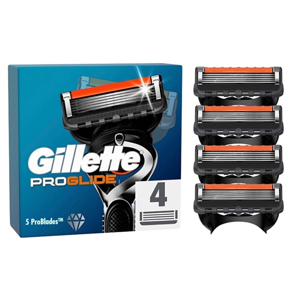 Gillette Fusion Proglide Razor Blade Replacement 4 pcs