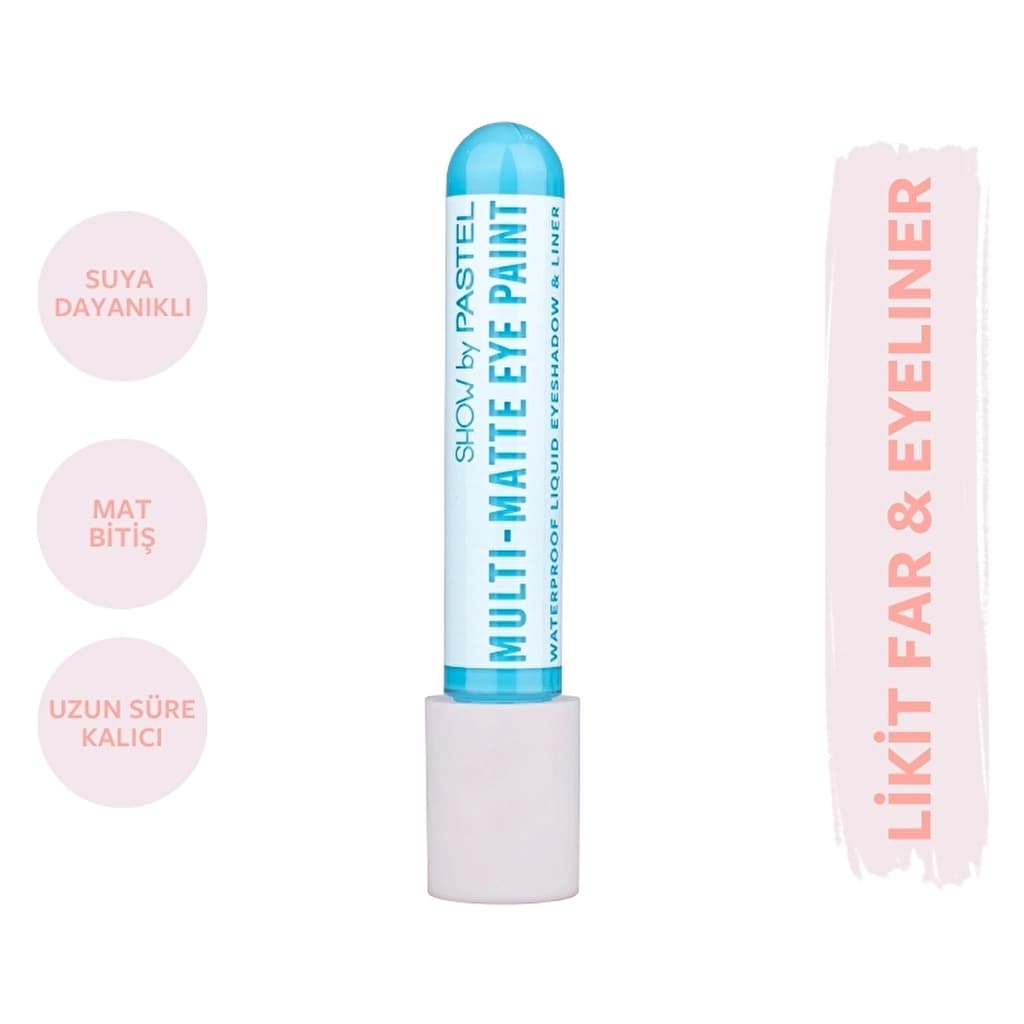 Show By Pastel Multi-matte Eye Paint Waterproof Eyeshadow & Liner Waterproof Matte Liquid Eyeshadow And Eyeliner 87 nova