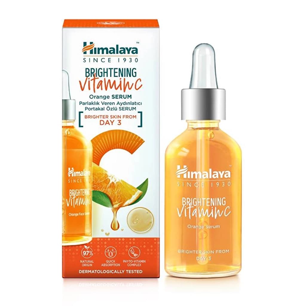 Himalaya Brightening Brightening Vitamin C Orange Essence Serum 30 ml