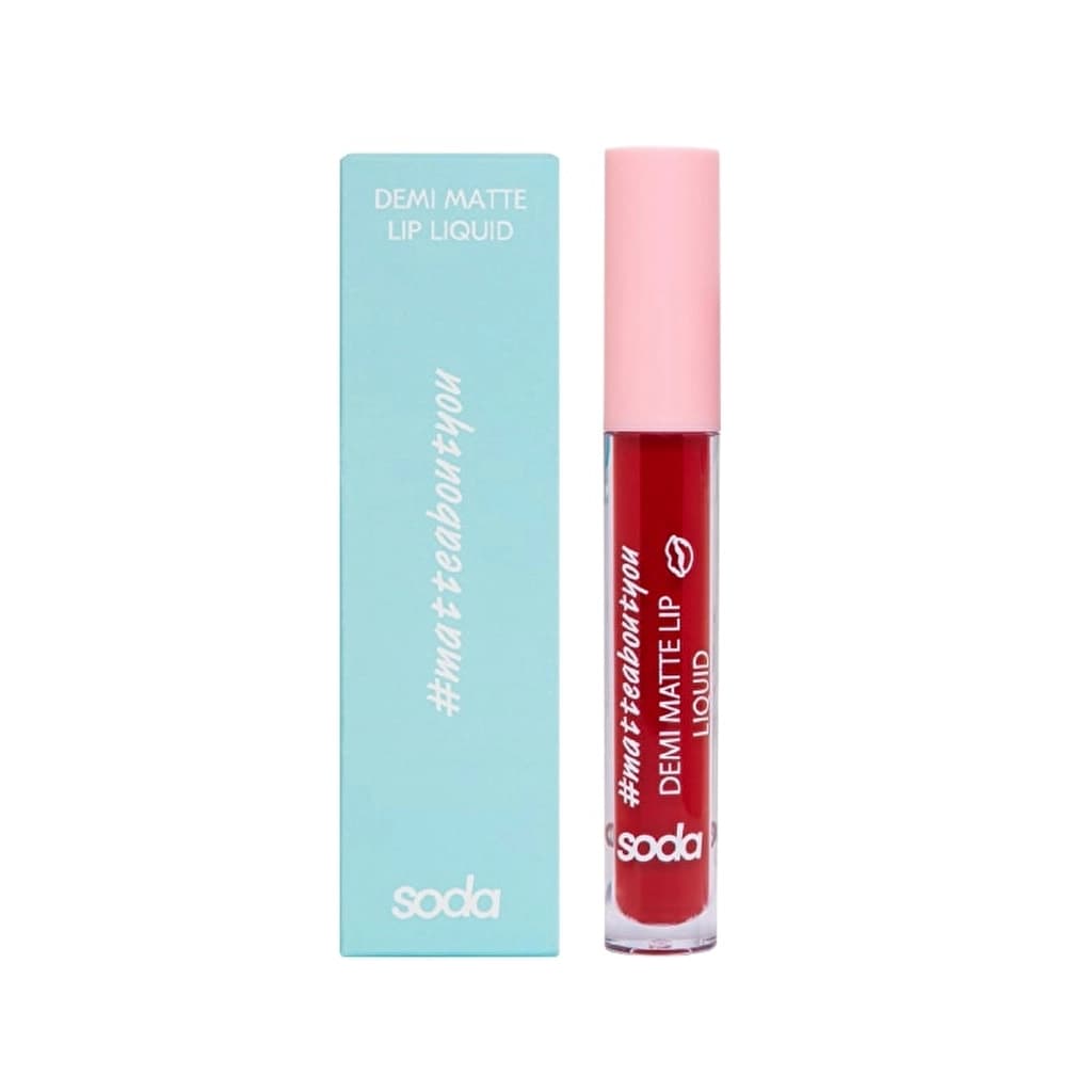 Soda Demi Matte Liquid Lipstick 006 fall In Love