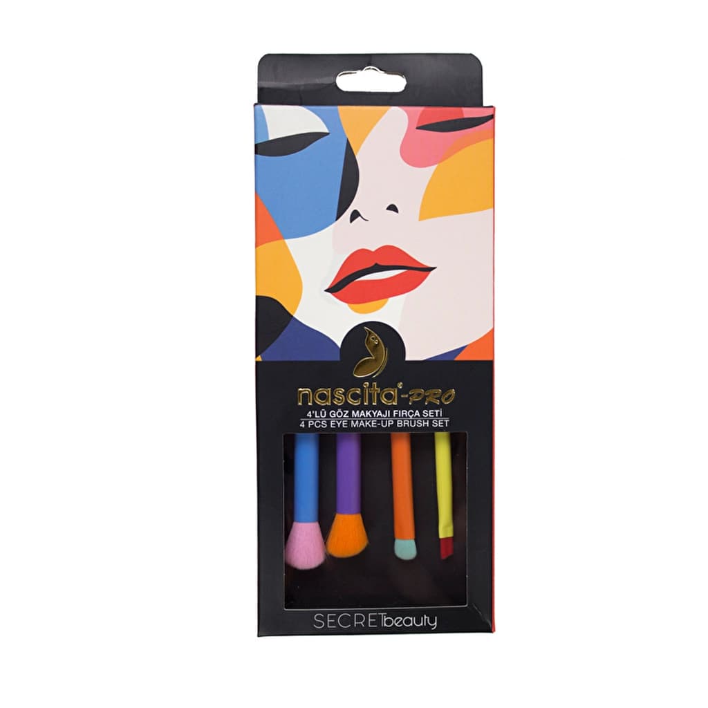Nascita Secret Beauty 4-pcs Eye Makeup Brush Set