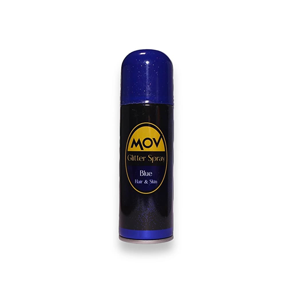 Mov Glitter Spray Blue