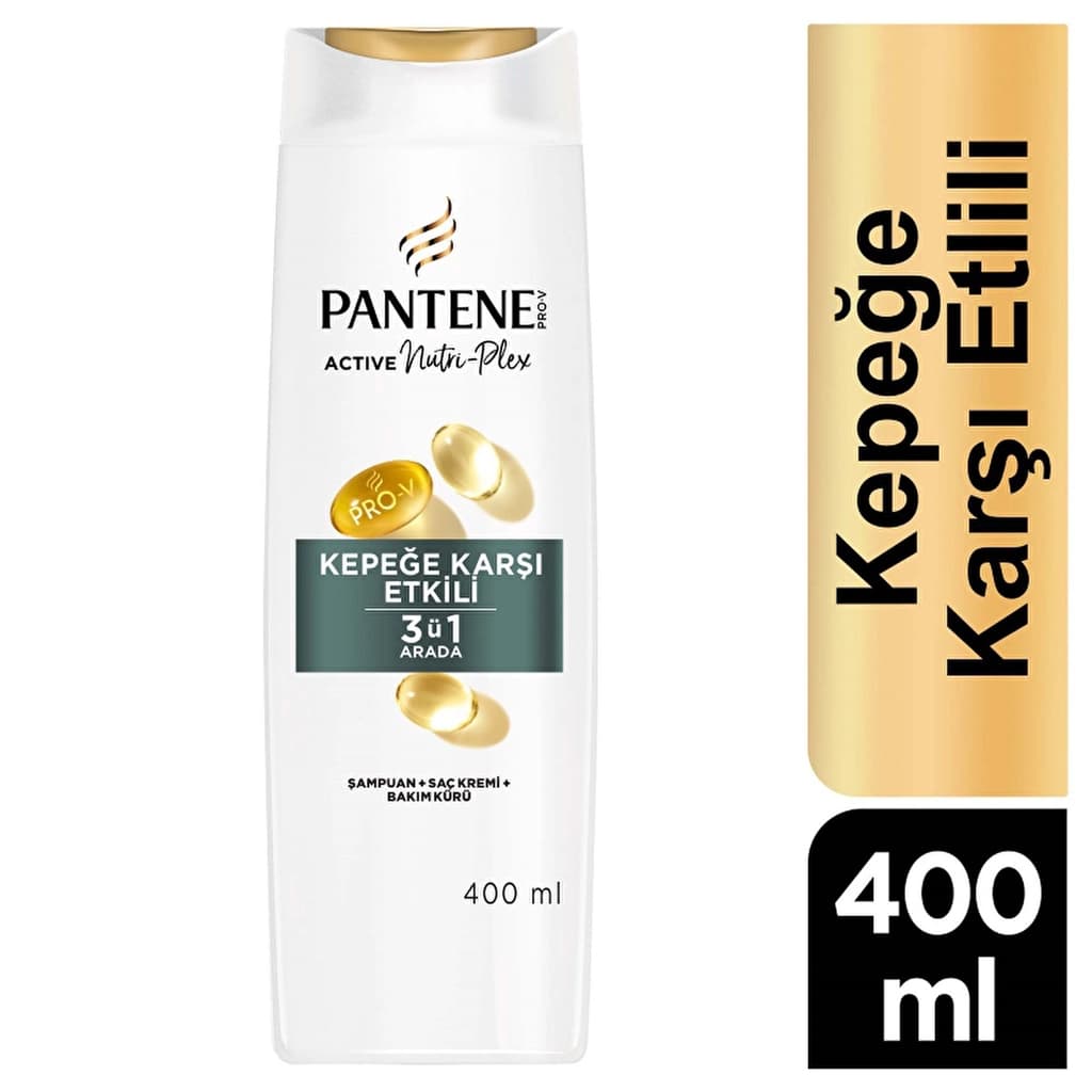 Pantene Anti-dandruff 3 in 1 shampoo 400 ml