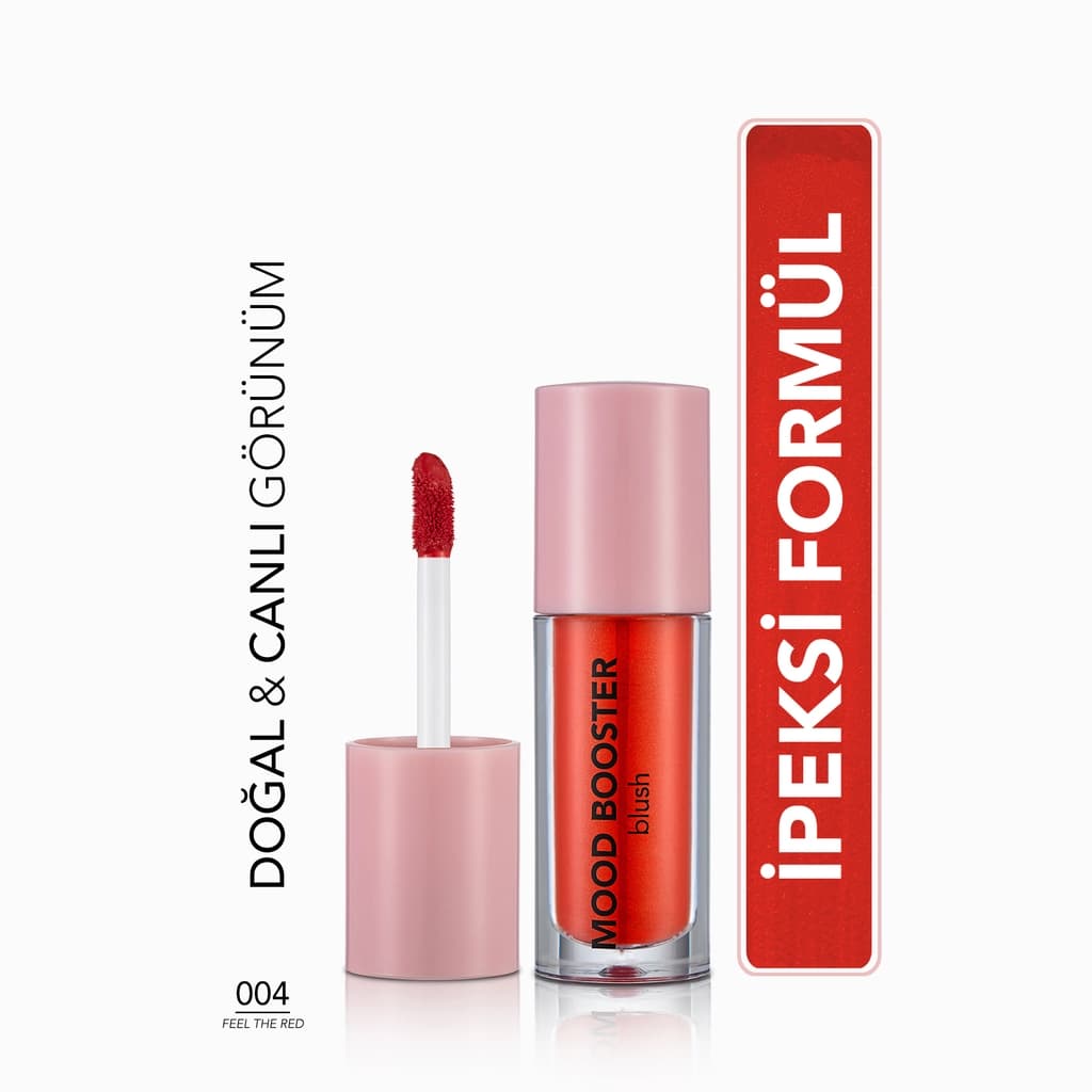 Flormar Mood Booster Liquid Blush 004 - Radiant Glow