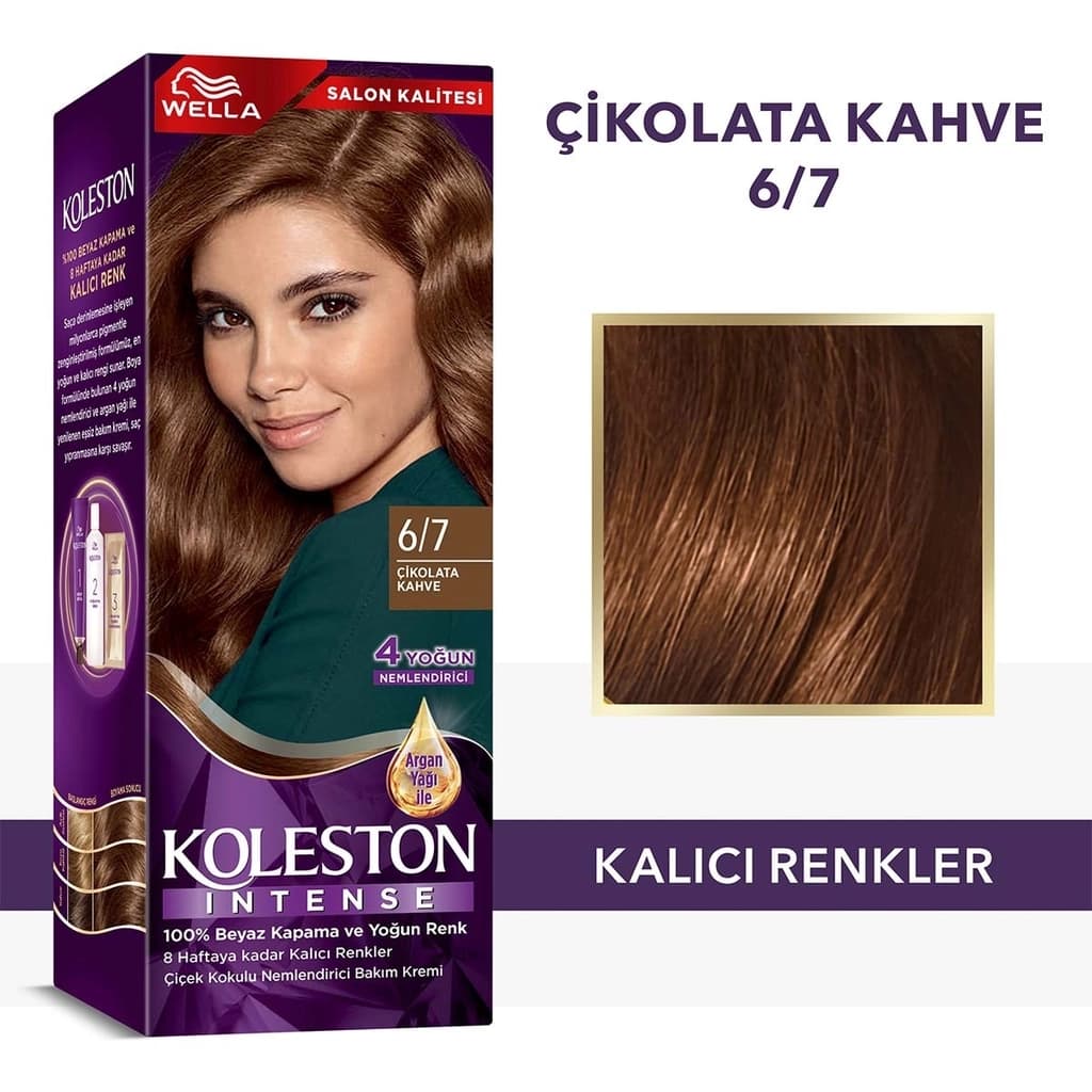 Wella Koleston Intense Hair Dye 6/7 chocolate Brown