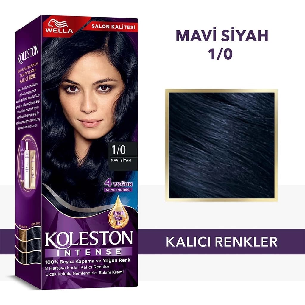 Wella Koleston Intense Hair Dye 1/0 blue Black