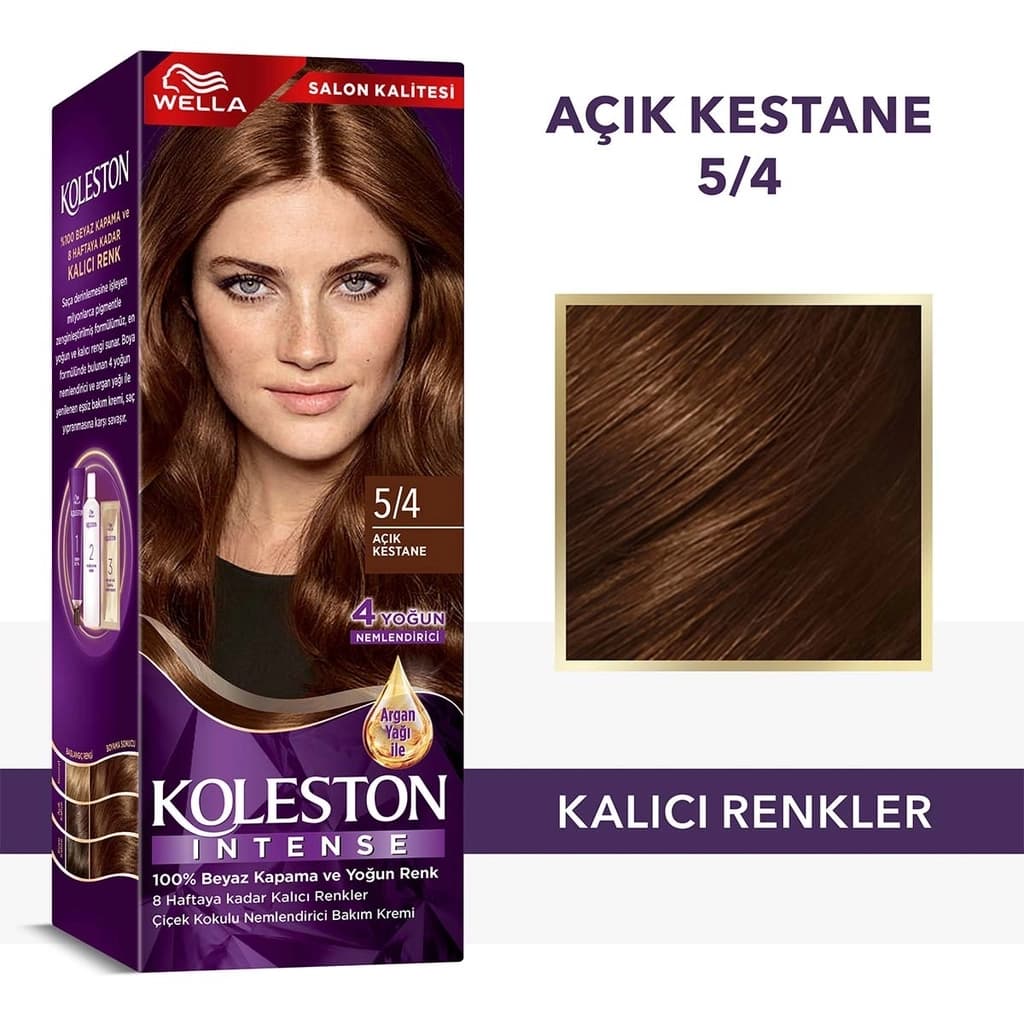 Wella Koleston Intense Hair Dye 5/4 light Chestnut
